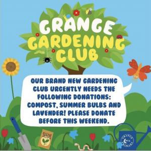 Gardening club – donations needed!