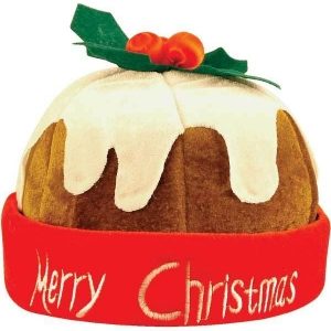 CHRISTMAS PUDDING BEANIE HAT