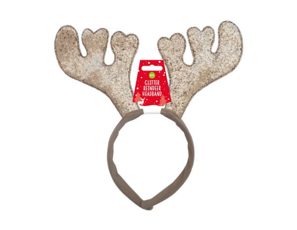 Gold Christmas Reindeer head band