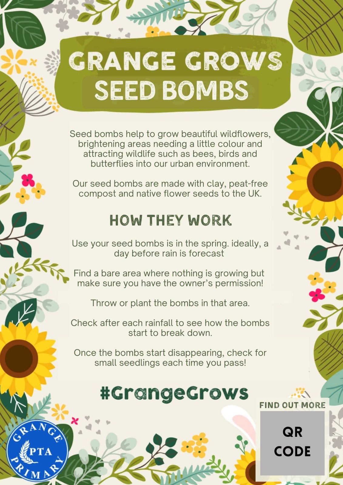 You are currently viewing Grange Grows Seed Bombs!